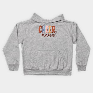 Cheer Mama, Cute Cheer Mom, Cheer Leader Match Day Kids Hoodie